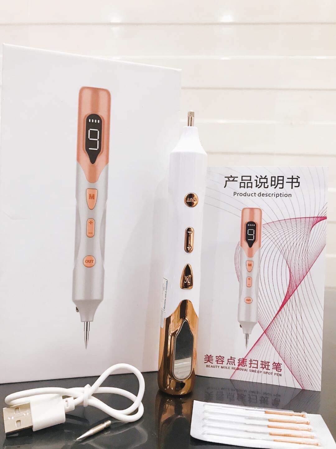 Máy đốt ruồi , mụn thịt, tàn nhang 9 cấp độ