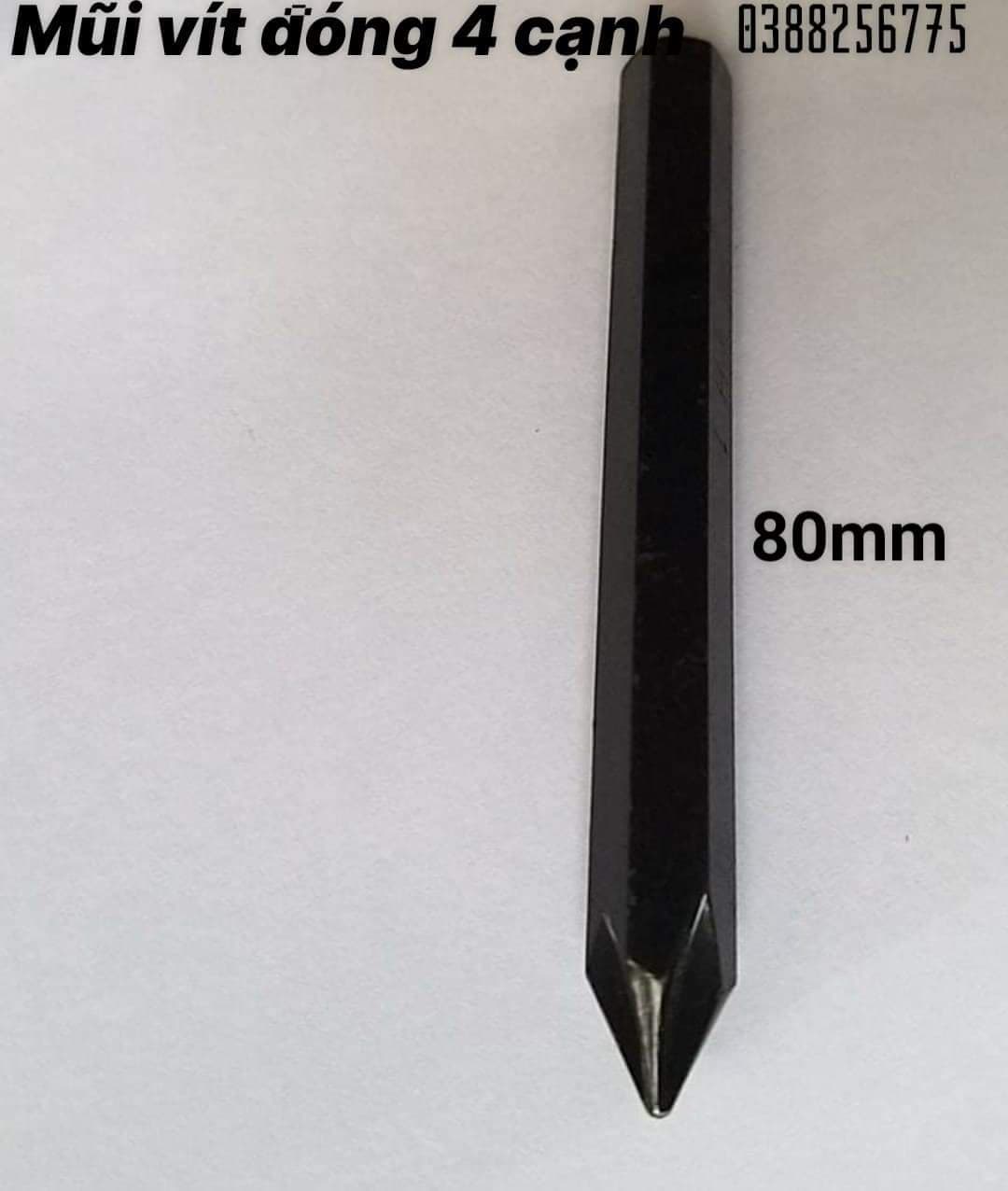 Mũi vít đóng bake cao cấp 80mm (nhọn)