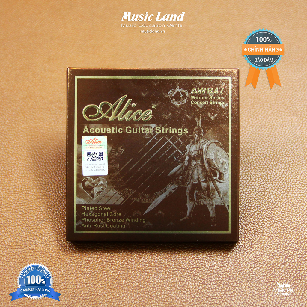 Dây Đàn Guitar Acoustic Alice AWR47 – Chính Hãng