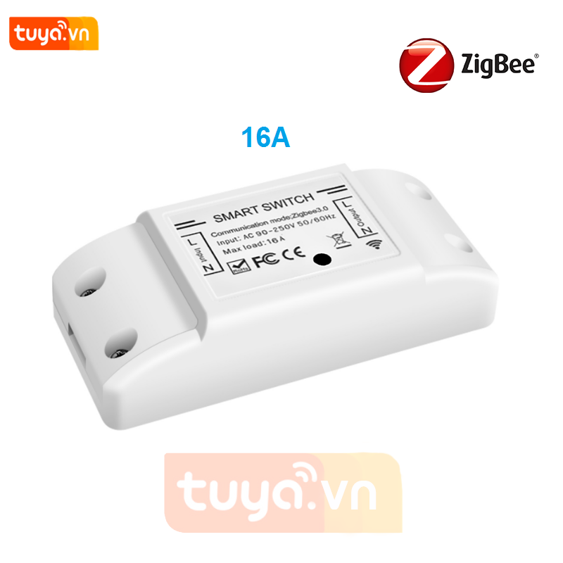Công tắc zigbee công suất lớn 16a tuya shp-zbasic