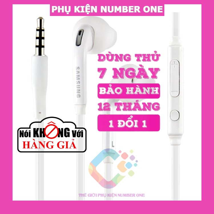 Tai nghe Samsung S6/S7 ZIN chính hãng chơi game, nghe nhạc, xem phim pass chess siêu hay tặng kèm bộ núm cao su thay thế bảo hành 12 tháng