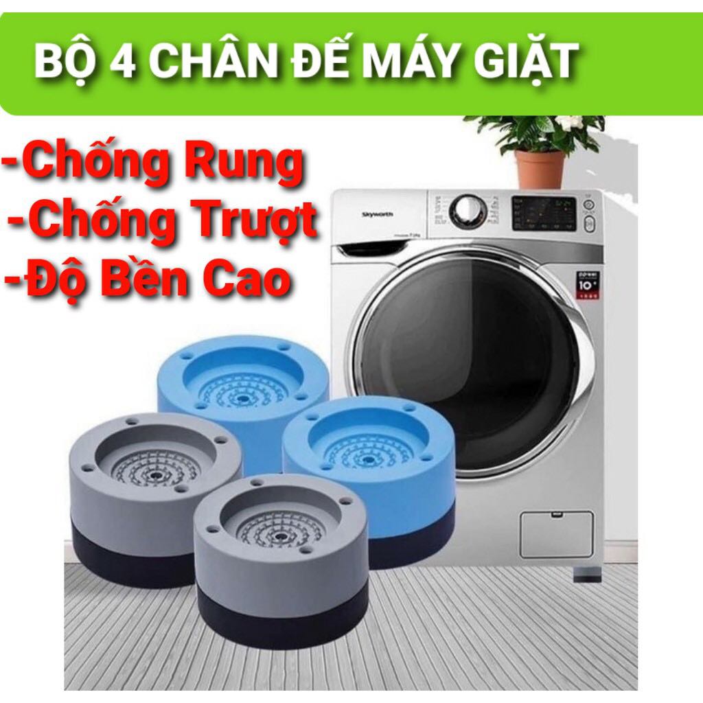 [HCM][ LOẠI TỐT ] BỘ 4 CHÂN ĐẾ ĐỆM CAO SU KÊ MÁY GIẶT TỦ LẠNH CHỐNG XÊ DỊCH CHỐNG RUNG CHỐNG ỒN- COMBO 4 CÁI ĐẾ KÊ CHÂN MÁY GIẶT CHỐNG RUNG SILICON CAO CẤP THIẾT BỊ BẢO VỆ MÁY GIẶT HIỆU QUẢ GIÁ TỐT