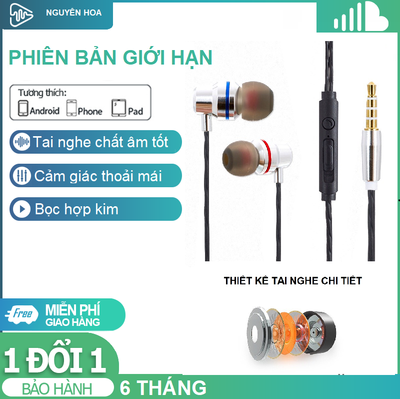 Tai nghe Zin Oppo cao cấp dùng cho mọi điện thoại Oppo F1/F9/A3S/F7/F5/A37/F11/A7/A71/F11PRO - Hàng Nhập Nhẩu