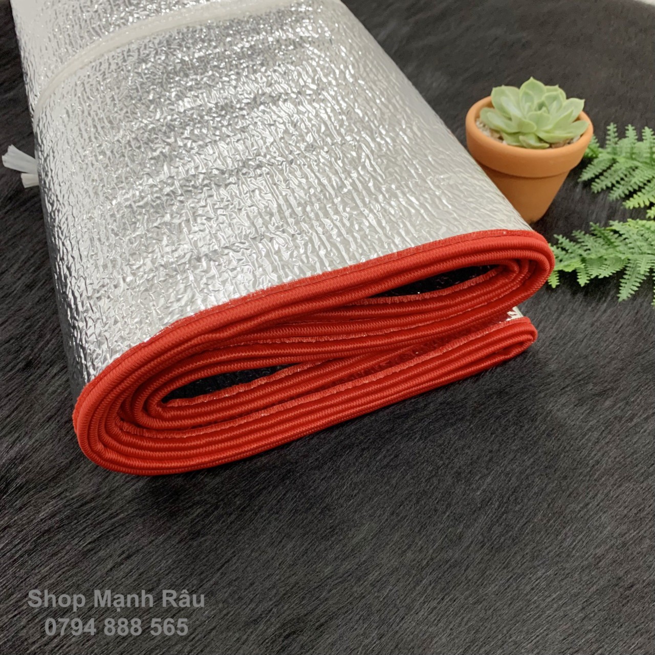 Màu Đỏ, 1m x 2m Combo 2 chiếu ngủ văn phòng, thảm du lịch chống thấm dày 3.5mm