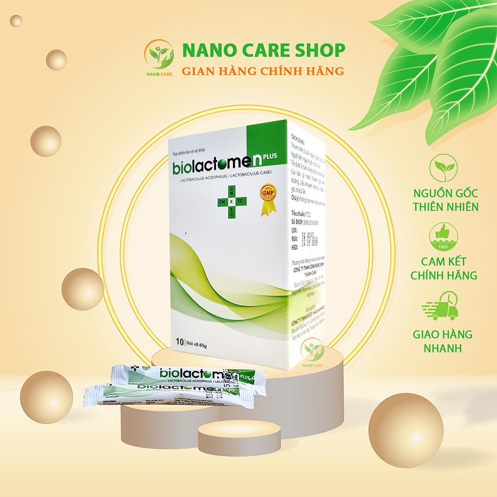 Men Vi Sinh BioLactomen Plus- Hỗ Trợ Tiêu Hóa, Kích Thích Thèm Ăn