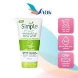 Sữa rửa mặt Simple Moisturising Facial Wash (150ml) - Làm sạch nhẹ nhàng đồng thời giữ độ ẩm cho làn da mềm mại, dễ chịu