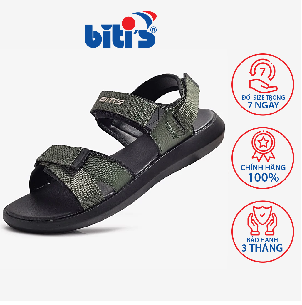 Sandal nam biti's bpm000700 màu rêu