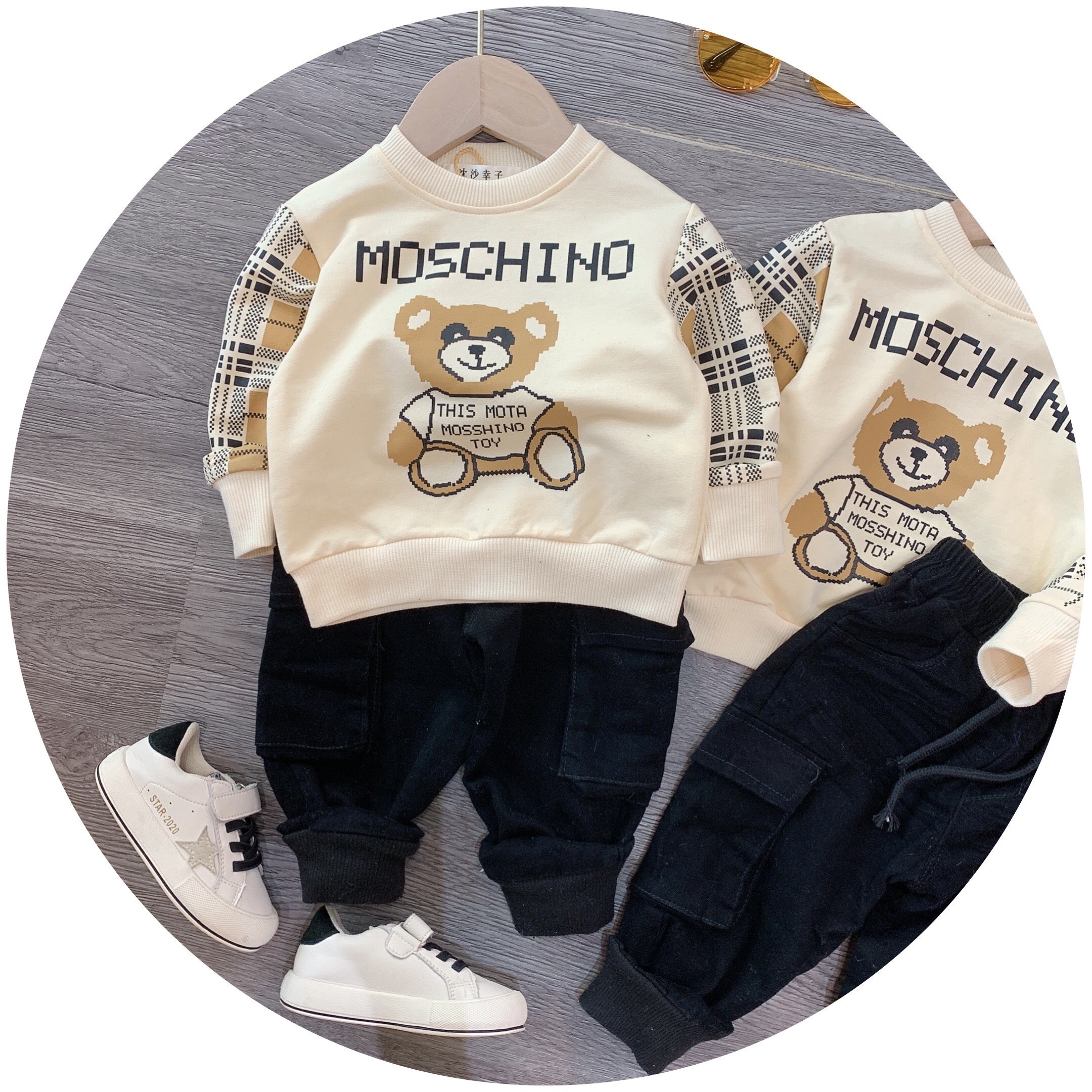 Siêu phẩm đồ bộ áo thun quần jean snoopy bé trai siêu hót hit