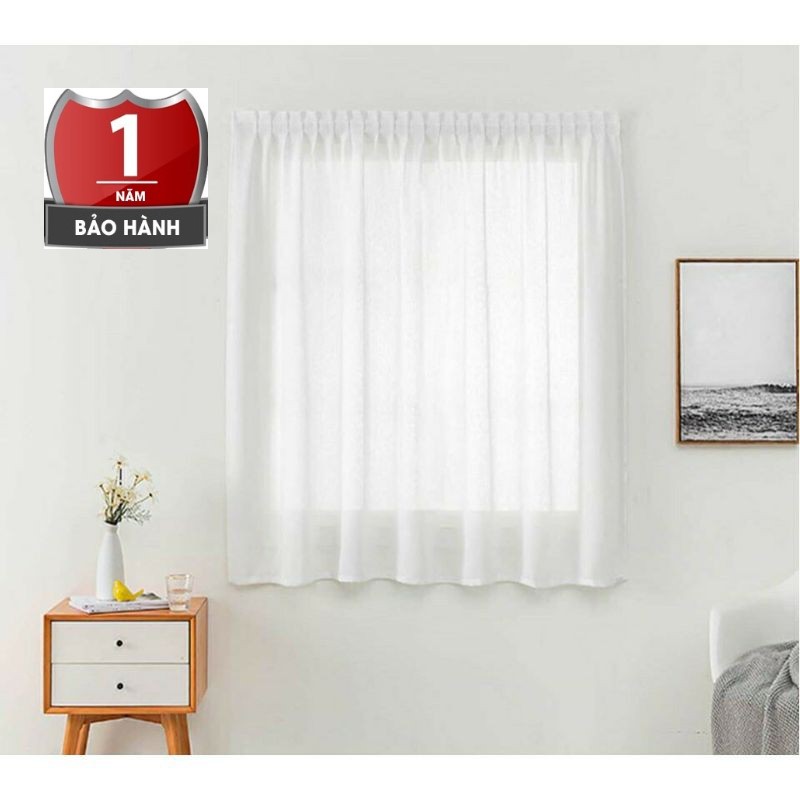 [GIÁ THẤP NHẤT] Rèm Màn Dán Voan Trắng Không Cần Khoan Tường Đủ Mọi Kích Thước