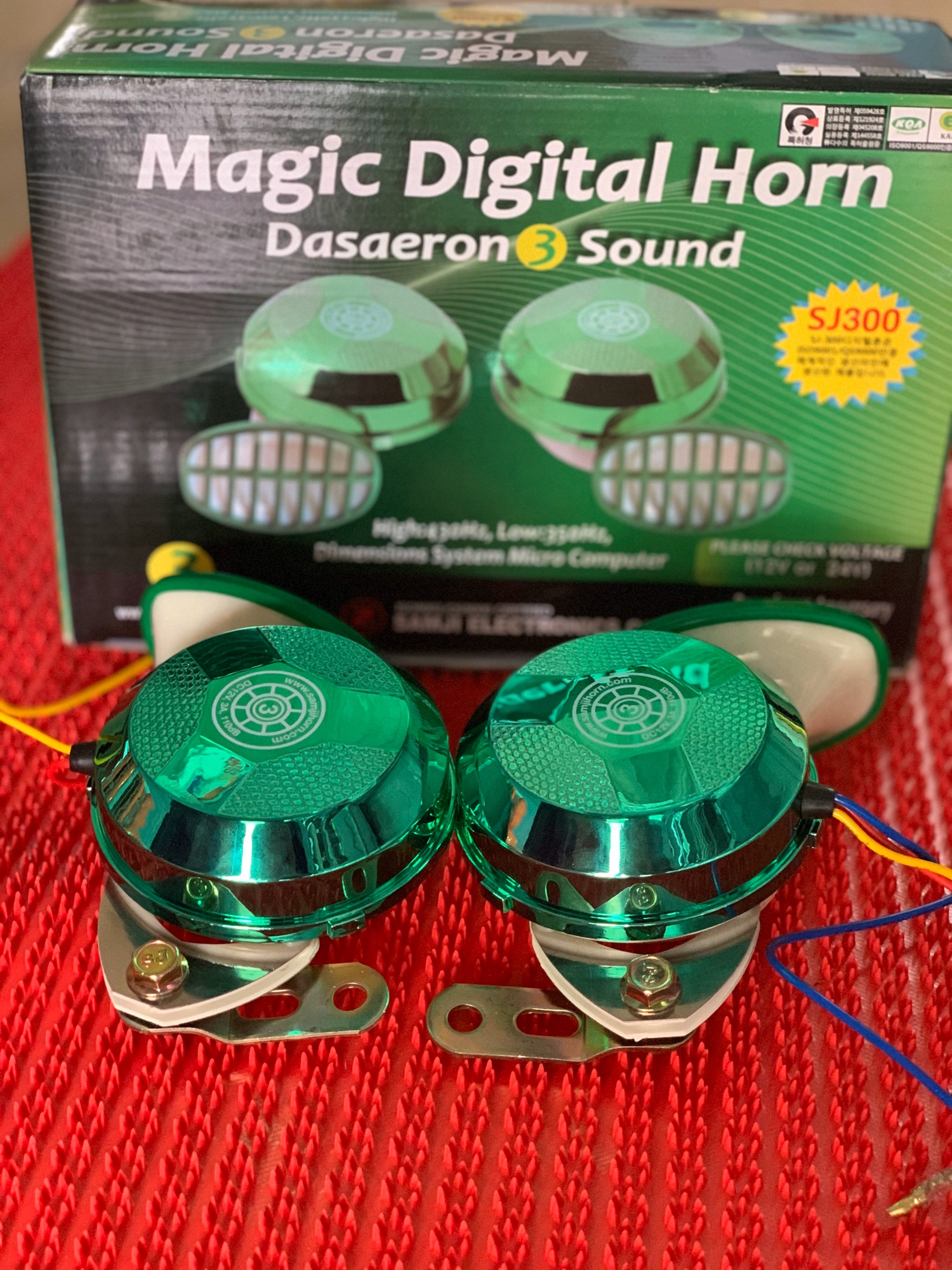 Kèn ngân Korea chất lượng cao siêu bền - ngân 3 tiếng điện 12-24v