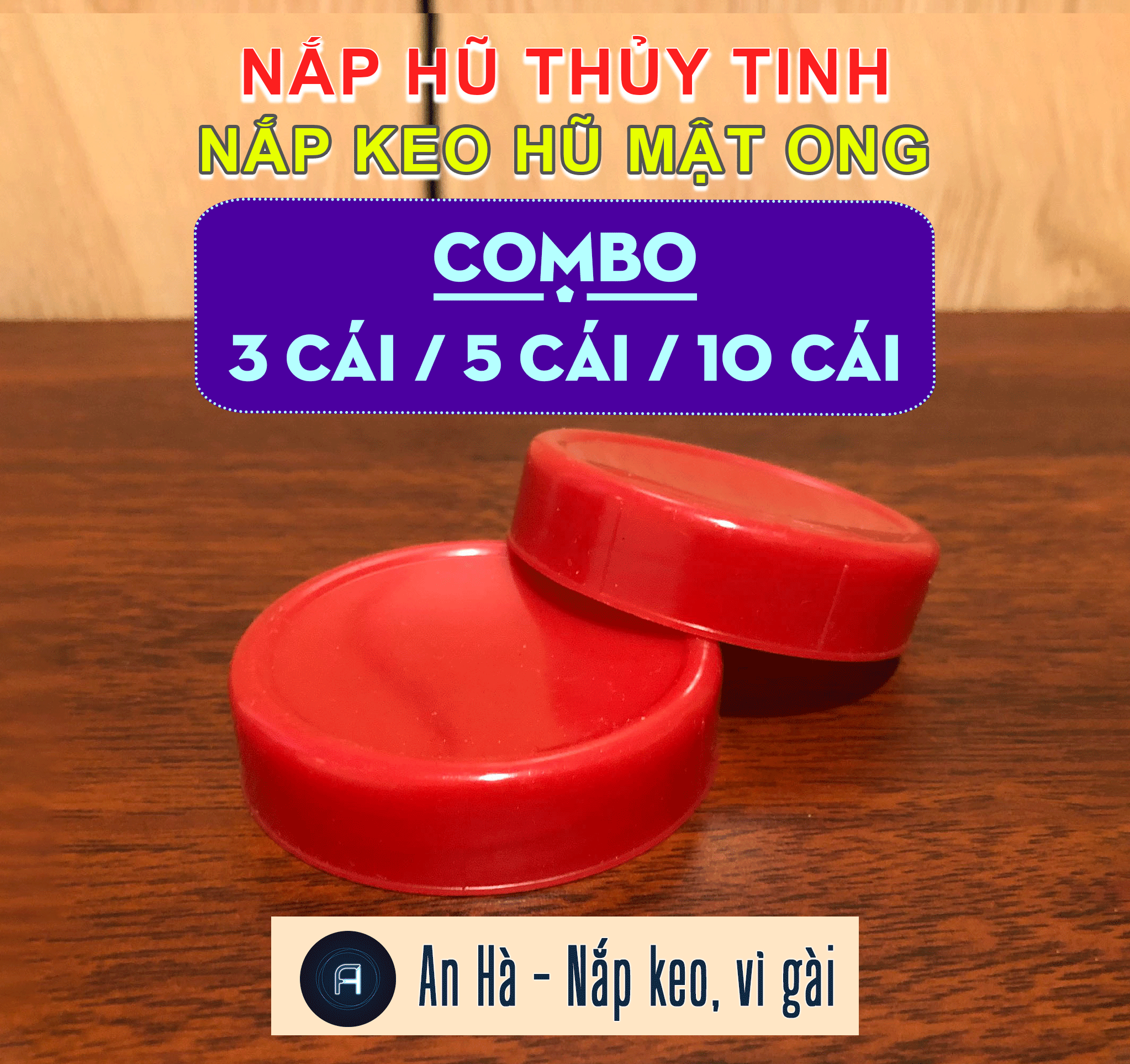 Nắp keo hũ đựng mật ong - nắp keo hũ thủy tinh