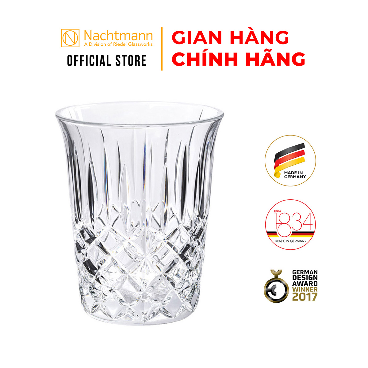 Xô pha lê đựng đá Nachtmann Noblesse. Hàng chính hãng, 100% sản xuất tại Đức. Chất liệu pha lê không chì an toàn cho sức khỏe. Thiết kế hiện đại, sang trọng. Bề mặt sáng bóng. Tính chống vỡ, chống xước cao.