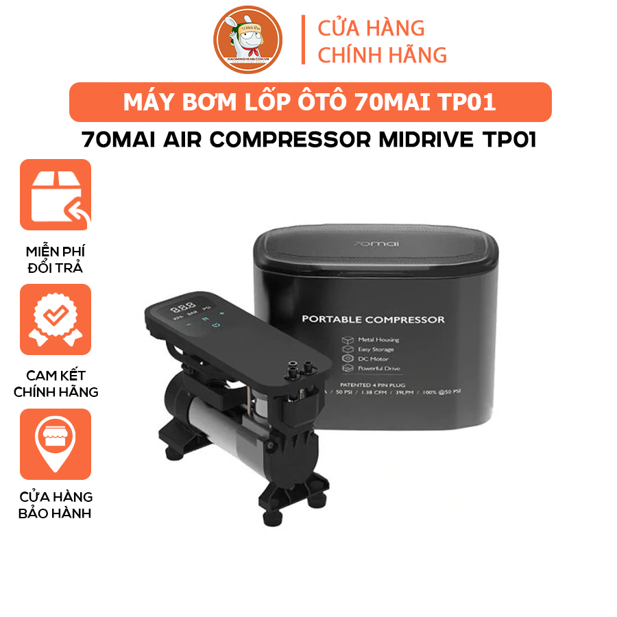 Máy bơm lốp xe ô tô 70mai midrive tp01