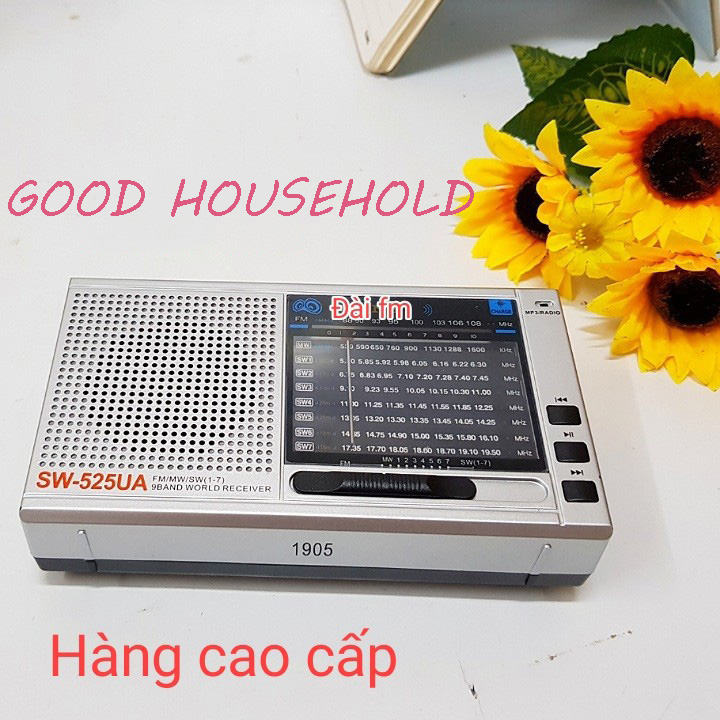 [HCM][ QUÀ TẶNG CHẤT LƯỢNG ] RADIO ĐỌC THẺ NHỚ-USB SW-525Đài Fm Sw525Có Âm Thanh Vượt TrộiTần Số Sóng Cao Cho Bạn Chất Lượng Âm Thanh Tốt Nhât Usb Thẻ NhớHỗ Trợ Nghe NhạcÂm Thanh Cực TốtNghe RõBắt Sóng Cực NhanhChống Nhiễu
