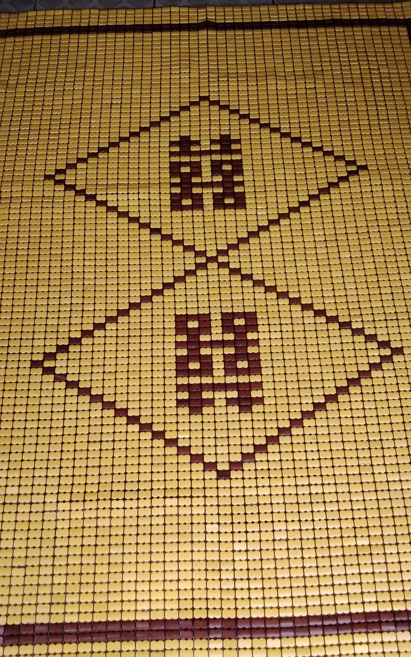 chiếu tre vàng cao cấp 1m x 1m95