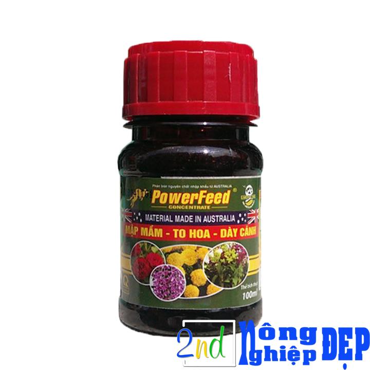 Powerfeed 100ml - phân cá không mùi - Mập Thân, Lá