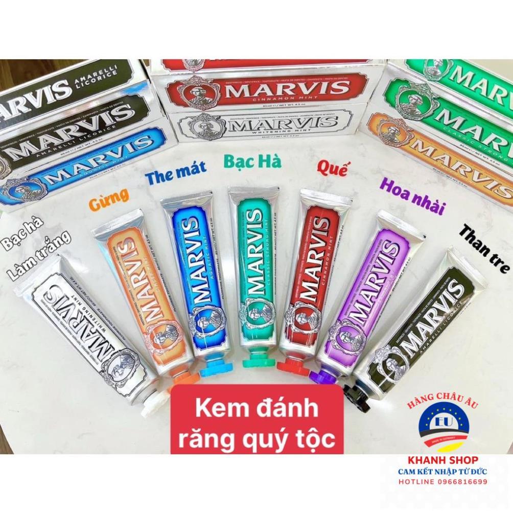 Kem đánh răng quý tộc marvis - hàng đức chính hãng