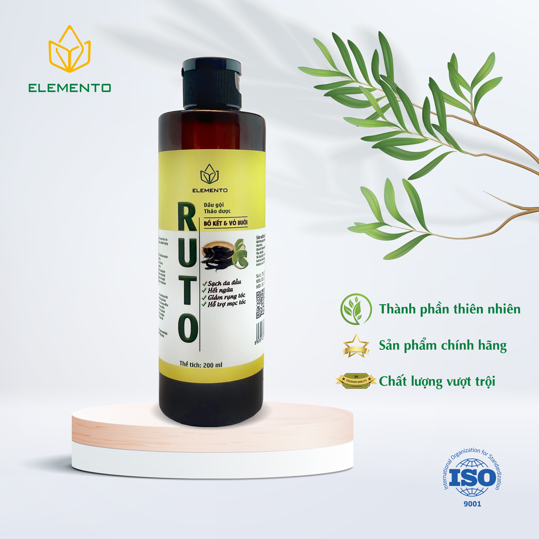 Dầu gội thảo dược ruto 200ml - dầu gội thảo dược thiên nhiên