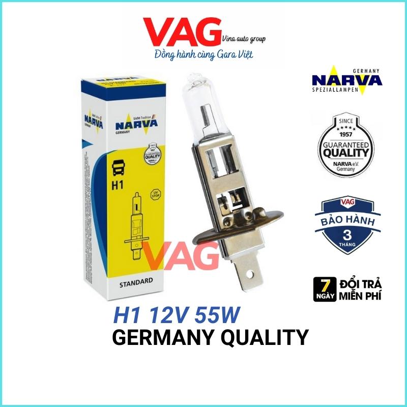 Bóng đèn pha narva h1 12v 55w chính hãng của đức
