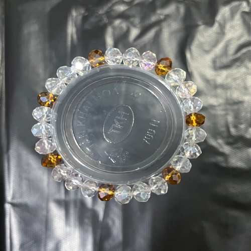 Vòng tay chuỗi đá pha lê 8li mix màu - 3.1