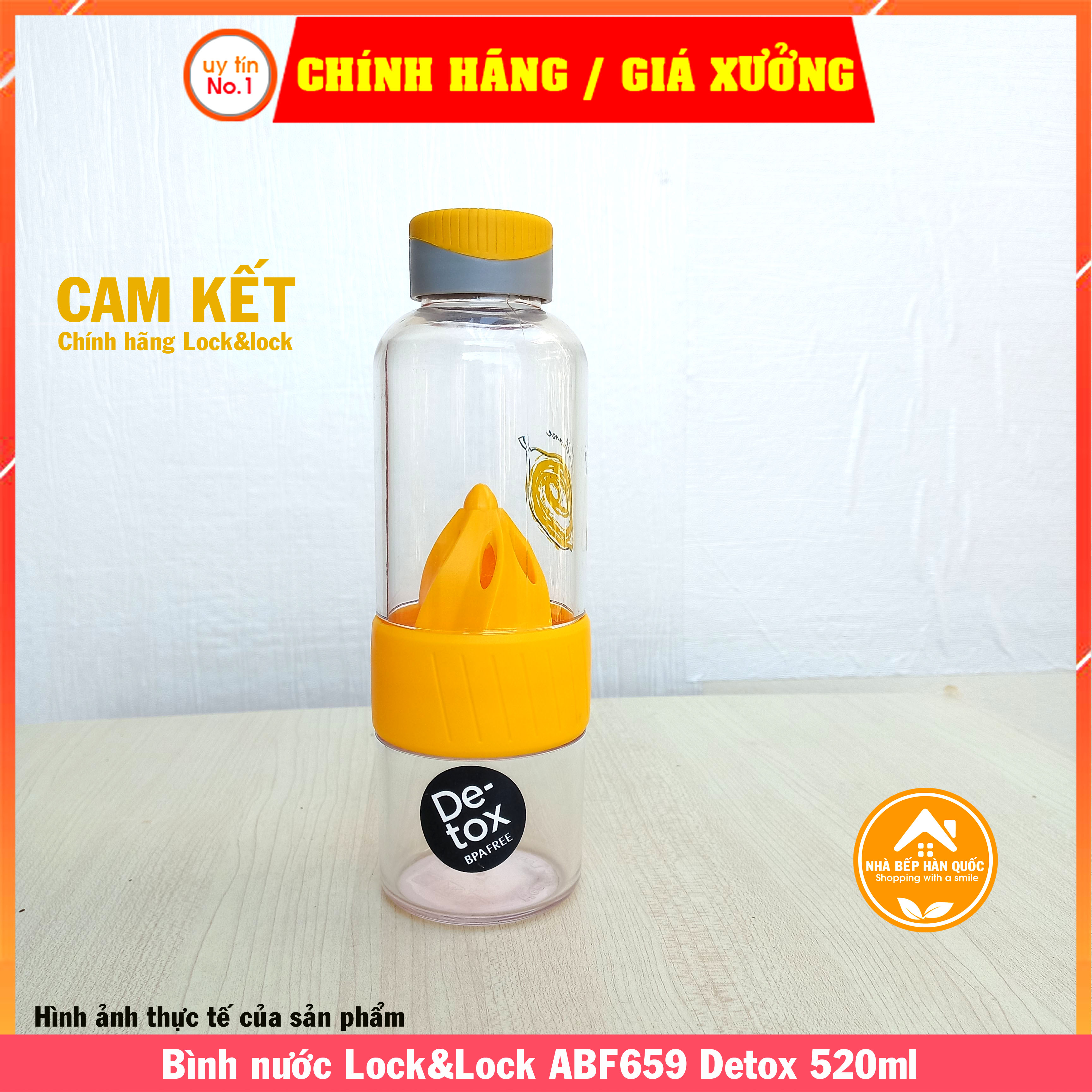 Bình nước, bình đựng nước Lock&Lock dung tích 520ml ABF659