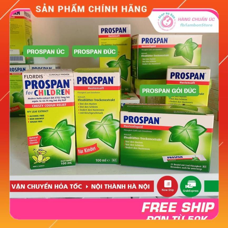 Siro ho đức/úc prospan