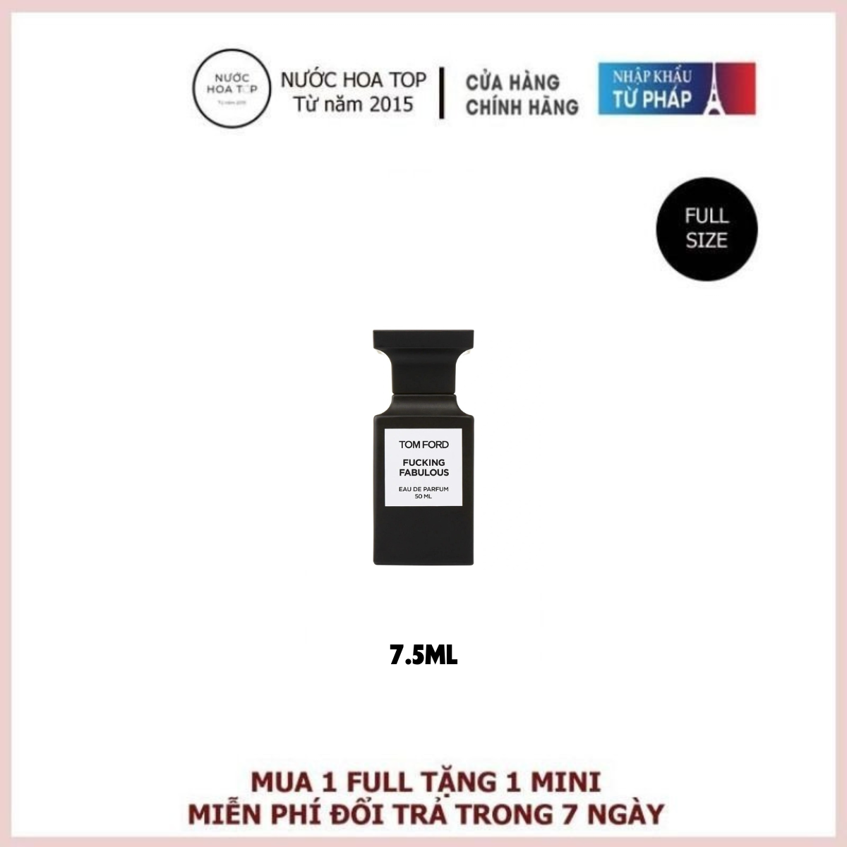 Nước hoa Mini chấm tom ford fabulous 7.5ml - Nước hoa chính hãng