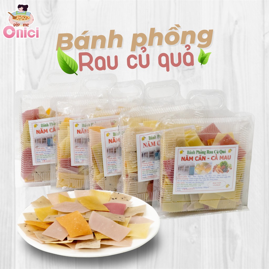 Bánh phồng tôm mix rau củ Bếp Của Mẹ Onici