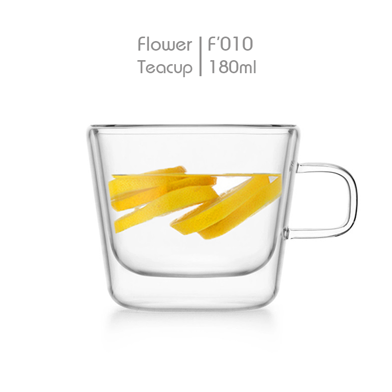 Bộ 2 tách trà thủy tinh samadoyo f010/2 180ml
