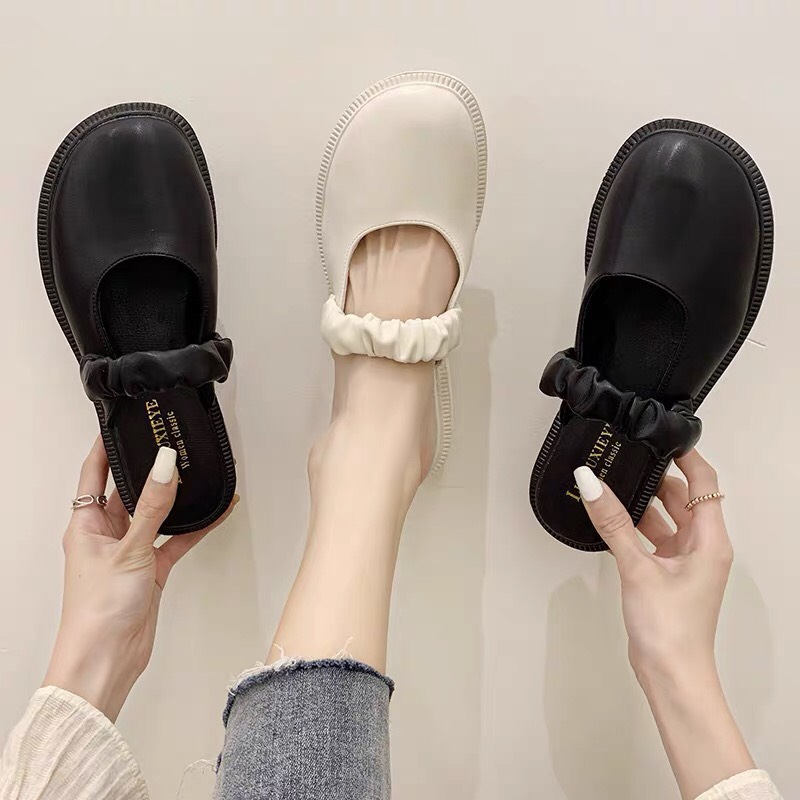 Giày nữ đế bệt , giày sục búp bê quai chun hàn quốc siêu xinh