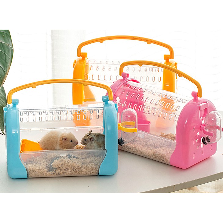 Lồng hamster xách tay có dây đeo