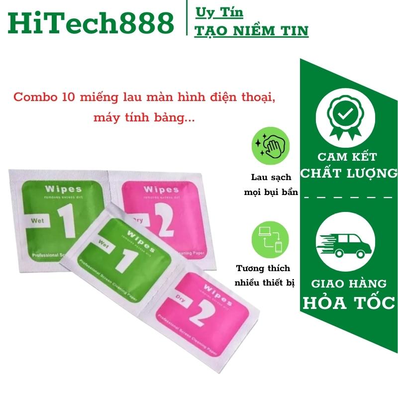 Combo 10 Miếng lau màn hình điện thoại, lau camera smartphone