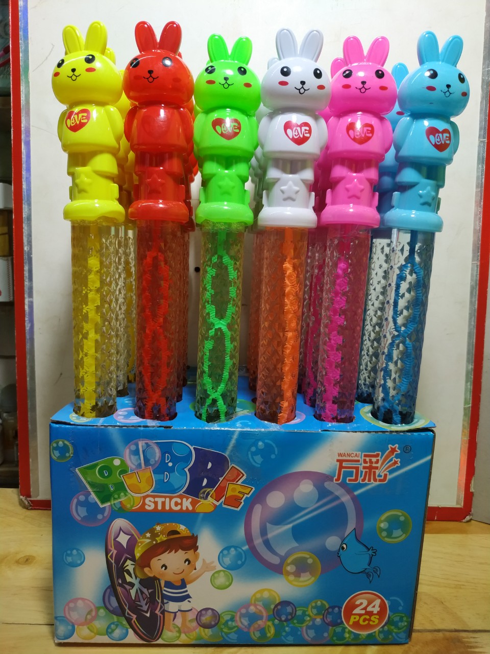 Cây Que Thổi Bong Bóng Loại Que 5 Lỗ ( Sét 2 Cây )