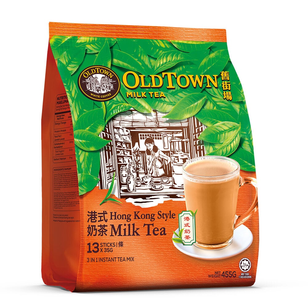 [BAO BÌ MỚI] Trà sữa hoà tan 3 in 1 Oldtown Milktea - Hong Kong Style