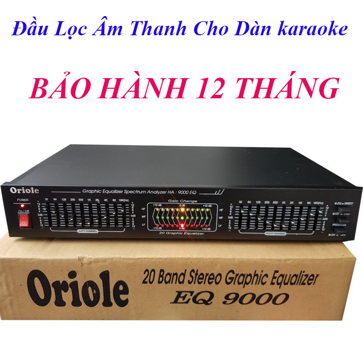 Lọc xì âm thanh equalizer EQ9000 oriole trong trẻo, không lẫn tạp âm