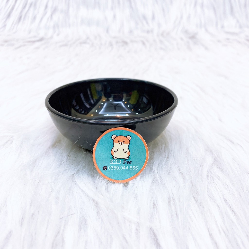 [Hoàn tiền 10%]Bát ăn nhựa bóng đẹp cho hamster