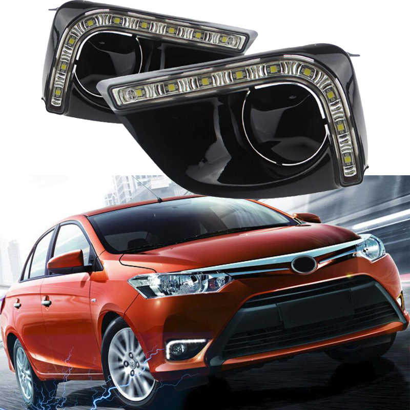 Bộ đèn led sương mù xe vios 2014