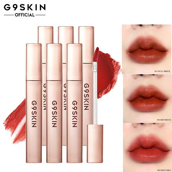 [HCM]Son Kem Lì Siêu Mịn Mượt Lên Màu Chuẩn G9Skin First V-Fit Velvet Tint