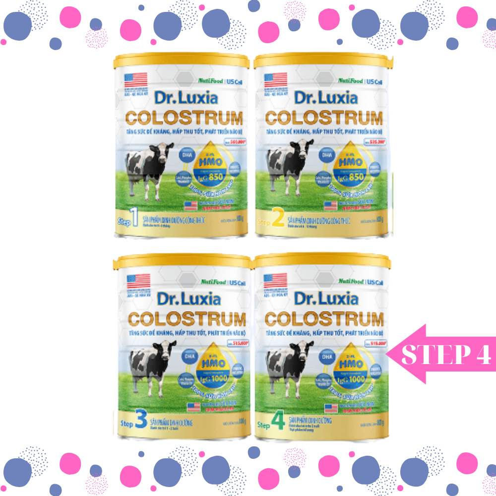Sữa bột dr.luxia colostrum step 4 - loại 800g