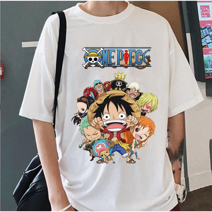 [HCM]Áo thun nam nữ form rộng UNISEX in hình đẹp, Áo Thun LUFFY mẫu mới