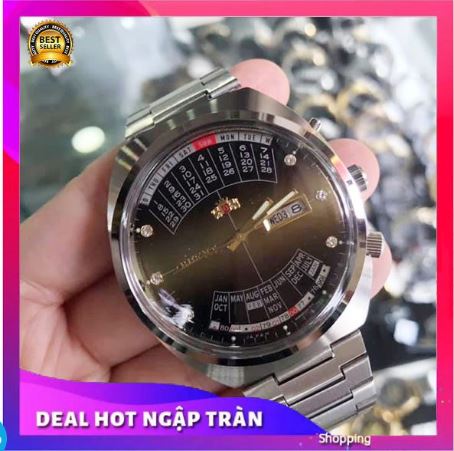 {LAZADA ĐỒNG HỒ HÀNG HIỆU } Đồng Hồ SK Orient Lịch Vạn Niên Cổ Vàng Cát Japan { Gian hàng bán buôn uy tín orient sk patek }