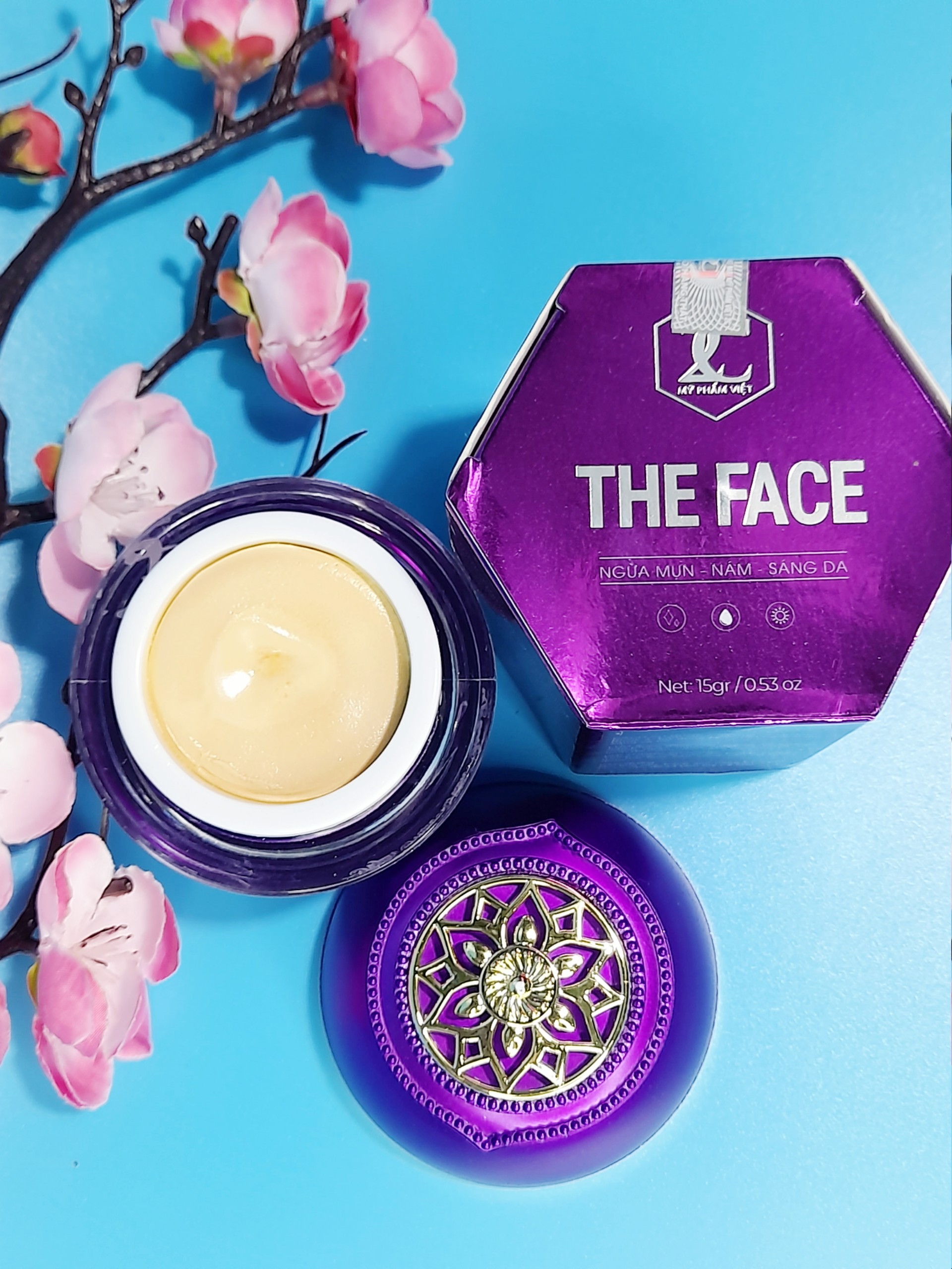 Kem face THE FACE 2C chính hãng / dưỡng trắng da ngừa mụn , ngừa nám