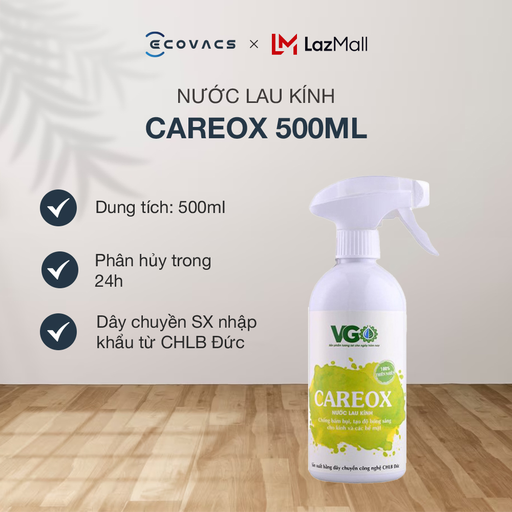 Nước lau kính Careox 500ml