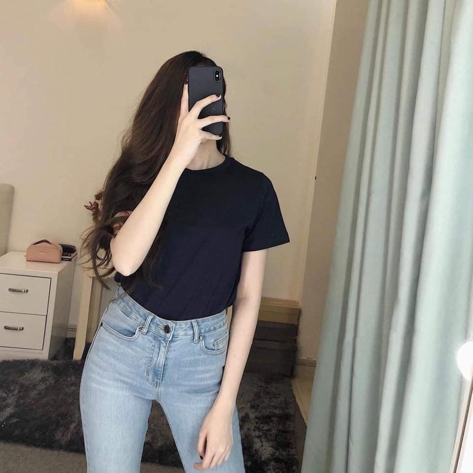 Áo thun nữ cotton Zara trơn From rộng