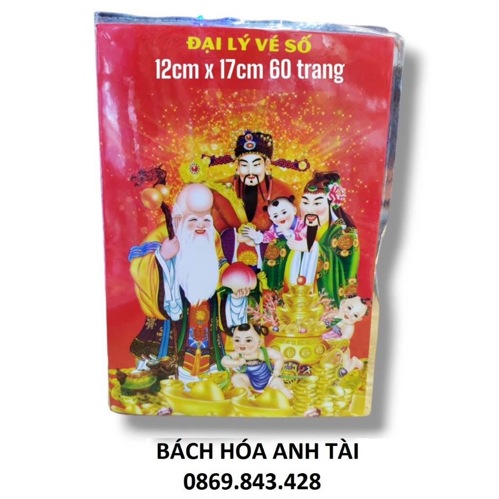 ALBUM Sổ dò vé số kiến thiết hình thần tài loại LỚN 2 tháng