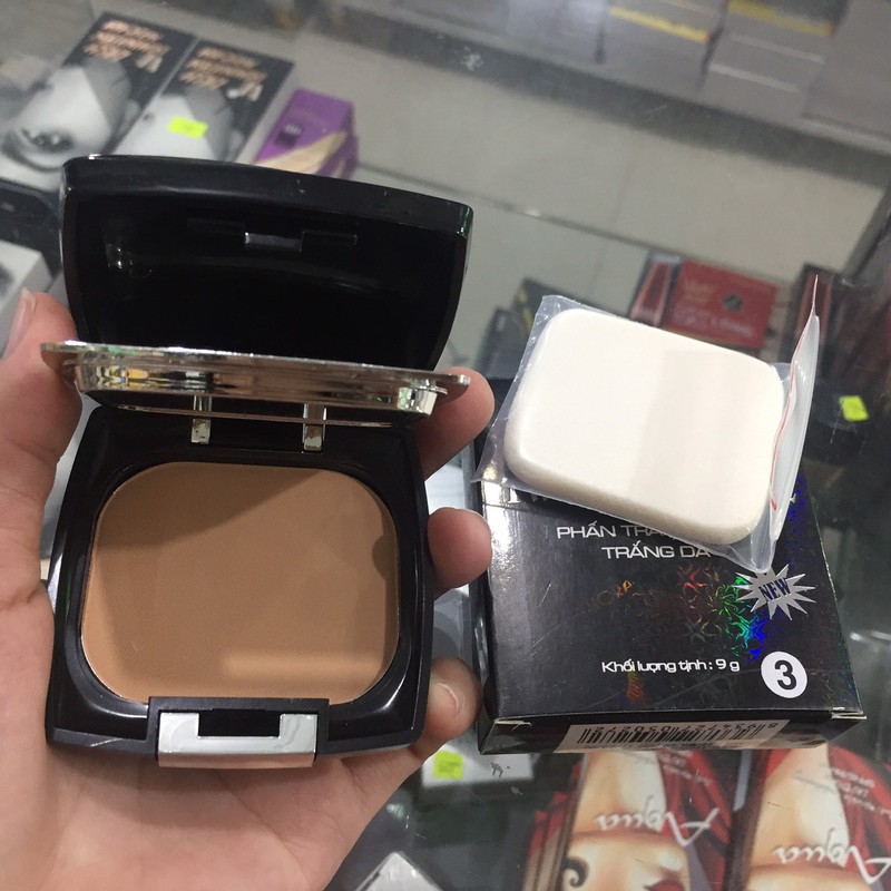 PHẤN TRANG ĐIỂM THORAKAO TRẮNG DA TWO WAY CAKE 9G
