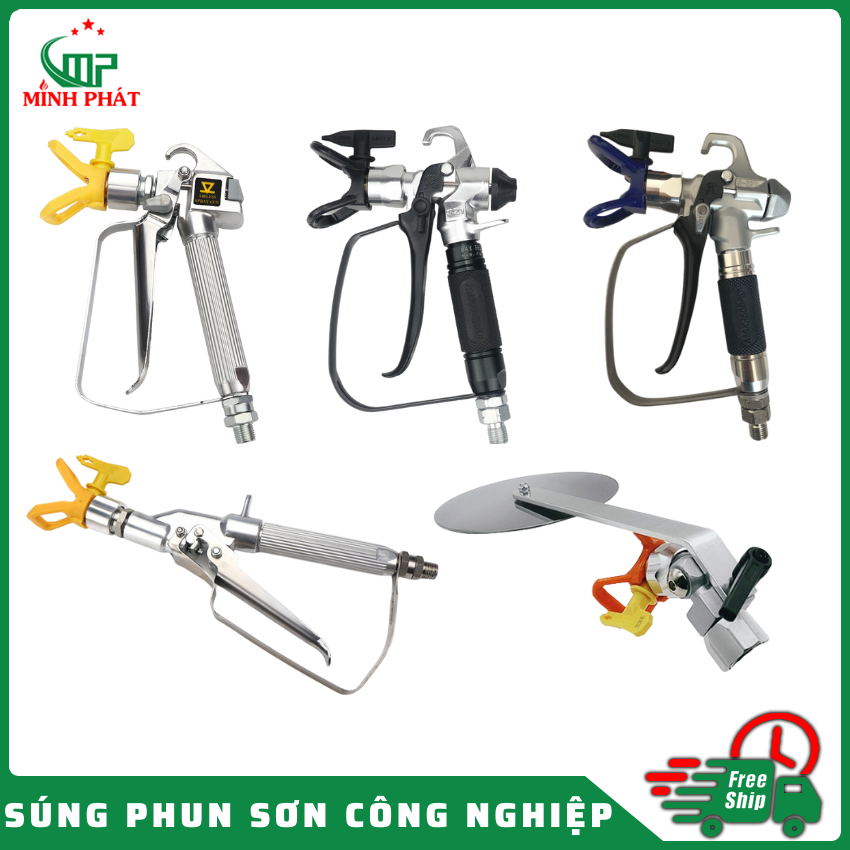 [QUÀ TẶNG] Súng Phun Sơn Công Nghiệp ZT-813,  Súng Phun Sơn Đa Năng Minh Phát