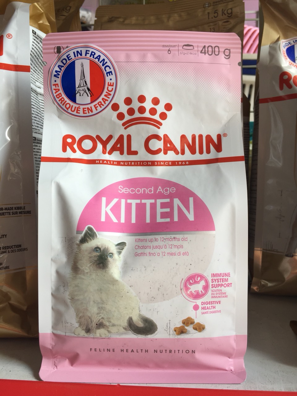 Thức ăn hạt dành cho mèo con - HẠT ROYAL BABYCAT - KITTEN 400G - Thức ăn cho mèo từ 4-12 tháng tuổi