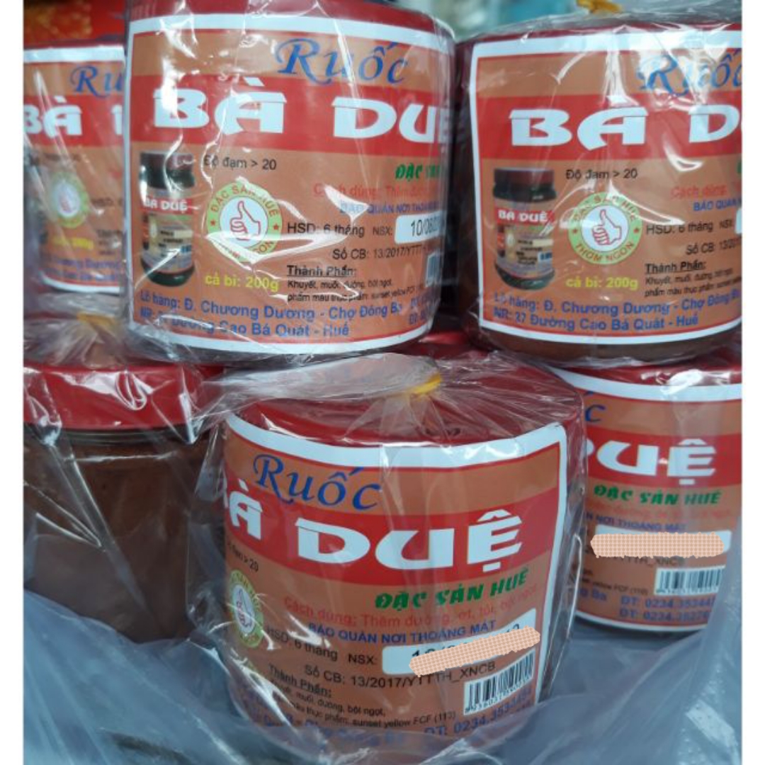 Mắm ruốc bà duệ hủ 200g