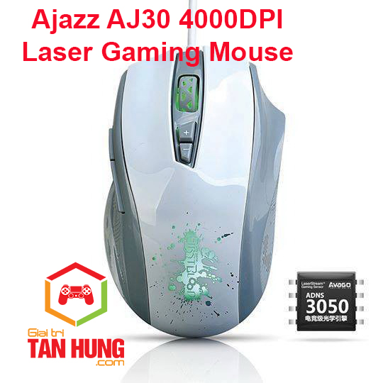 Chuột game thủ gaming có dây ajazz aj30 4000dpi